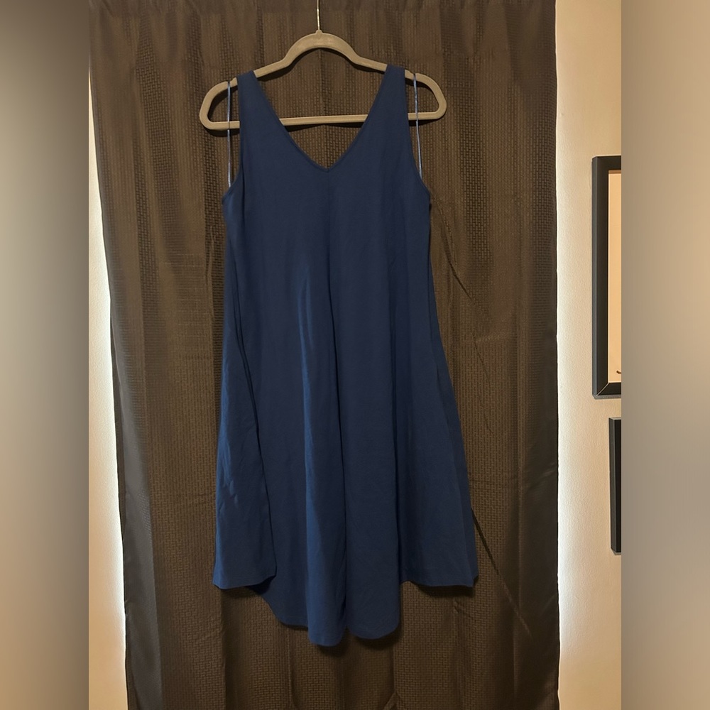 NEW Style&Co Women’s Flip Flop Blue Sleeveless Dress Size Large - Picture 9 of 12